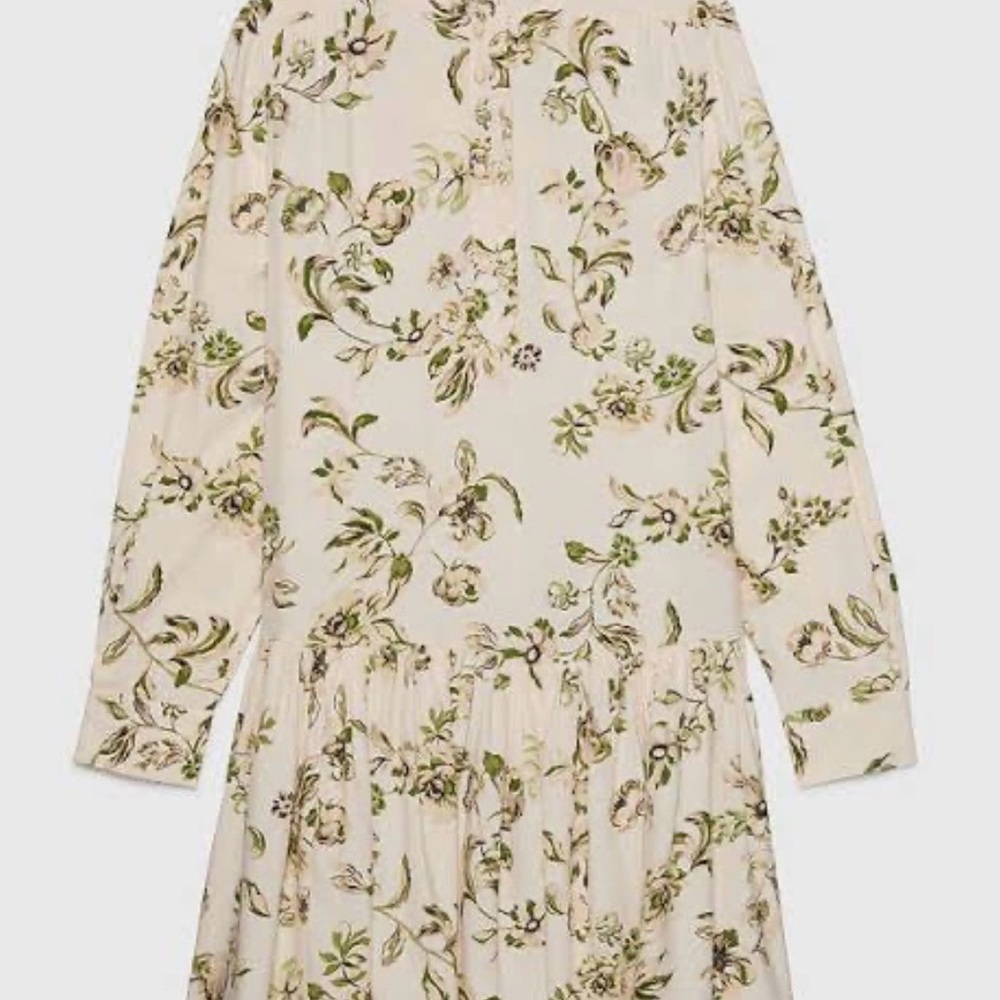 Kate Spade GATHERED FLOUNCE
SHIRTDRESS Color: Parchment XL NWT - Picture 3 of 12
